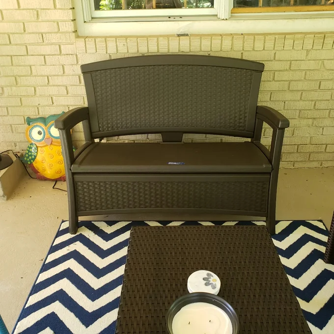 Outdoor Elements Storage Bench