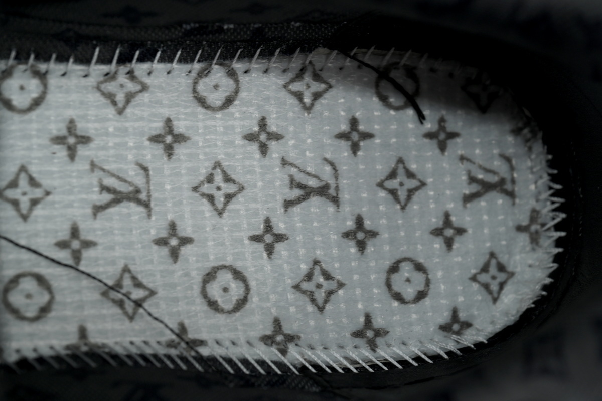 Louis Vuitton LV Skate Sneaker Plum Blossom Drill in Black