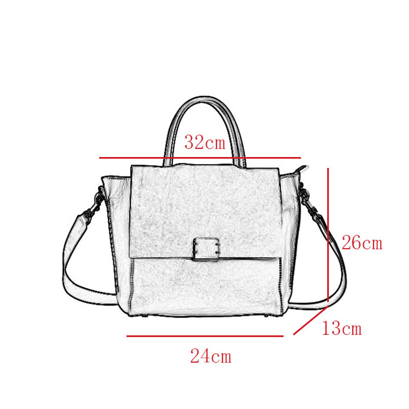 Soft-Structured Leather Satchel
