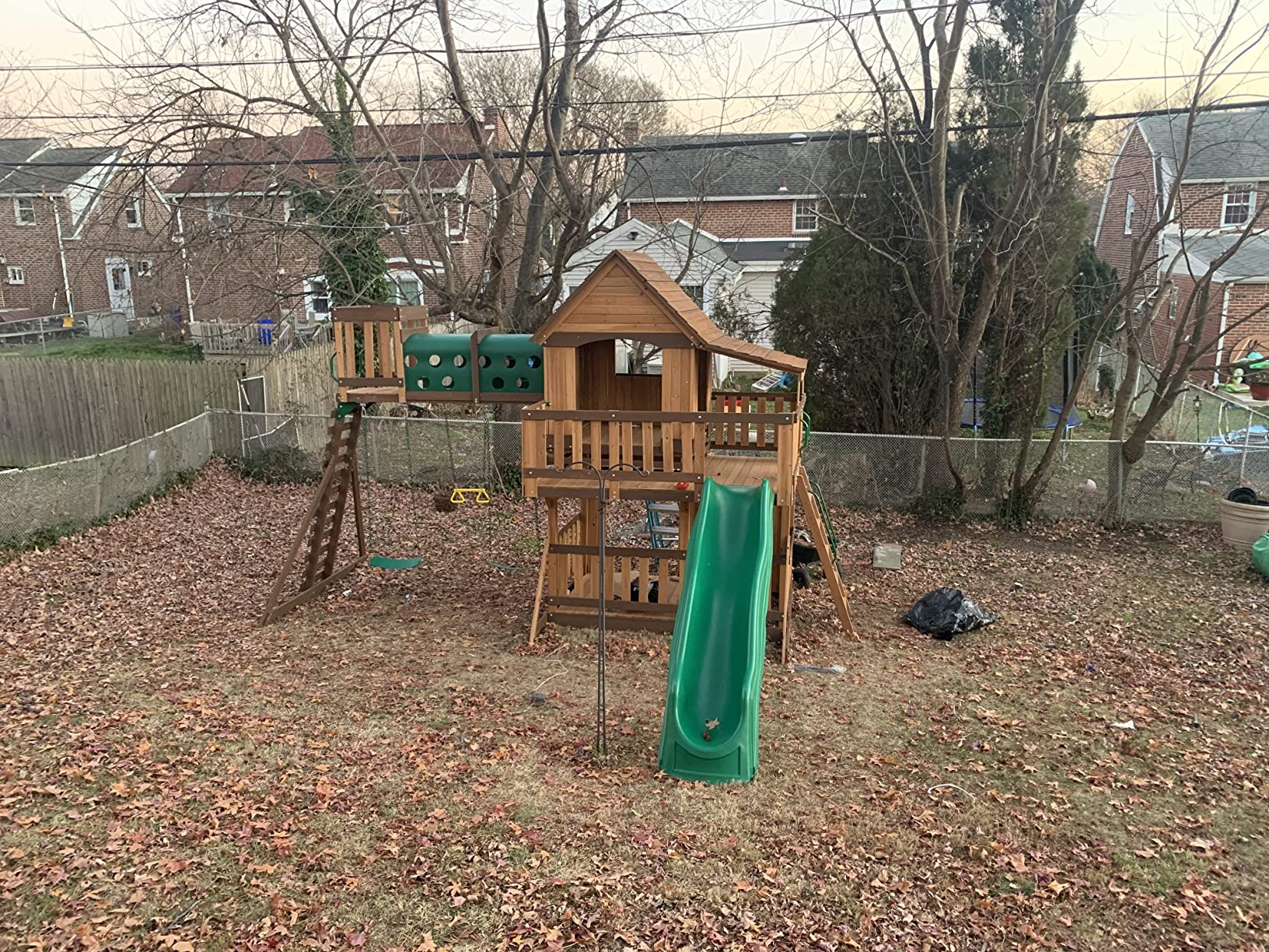 Woodridge Elite All Cedar Wood Swing Set
