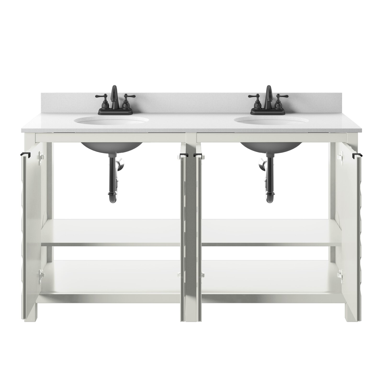 Barkley 59.5" Double Bathroom Vanity Set