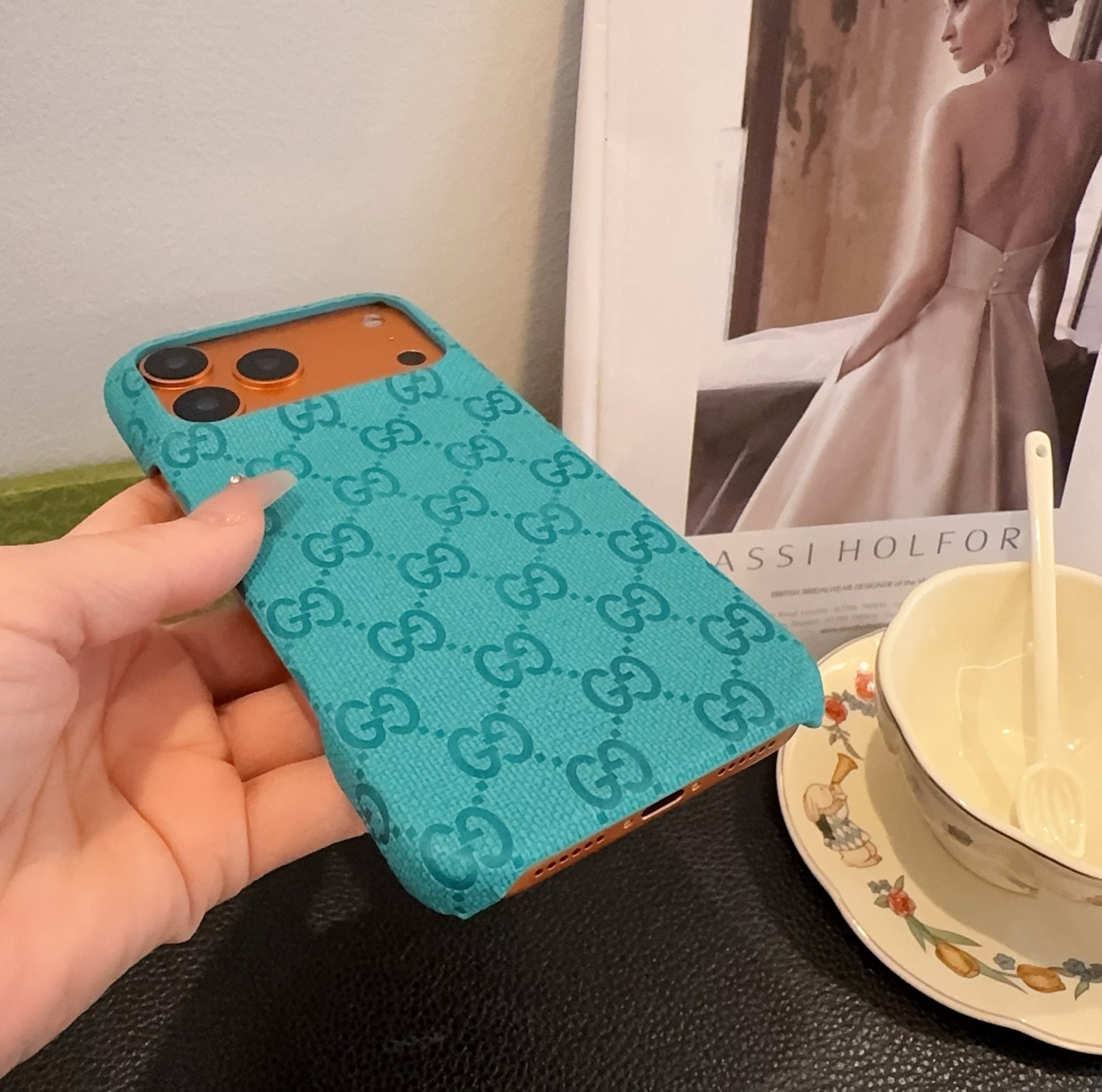 Gucci Starry Series GG Embossed iPhone Case