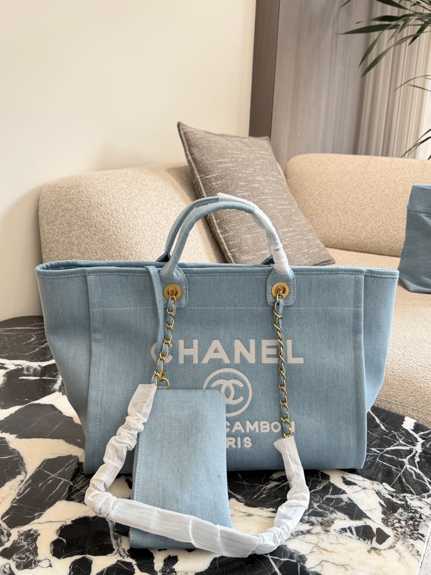 Chanel Tote Bag Denim