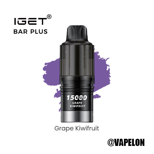 IGET BAR V4 Pod 15000 Puffs - Grape Kiwifruit