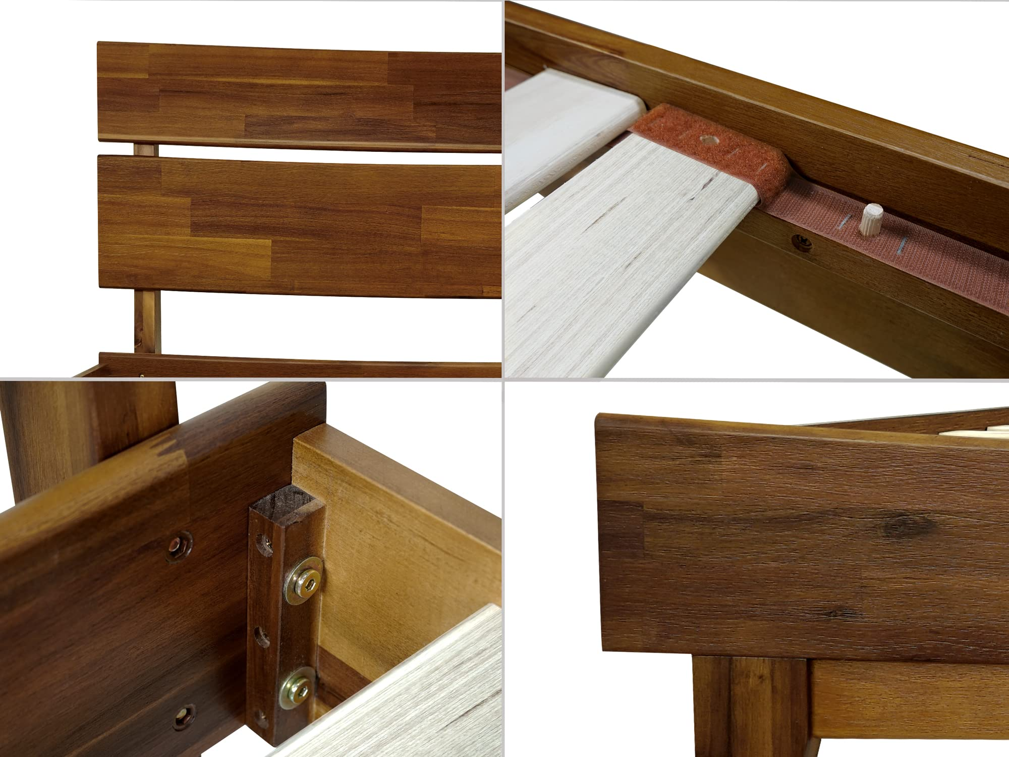 Acacia Aurora 14 Inch Wood Platform Bed