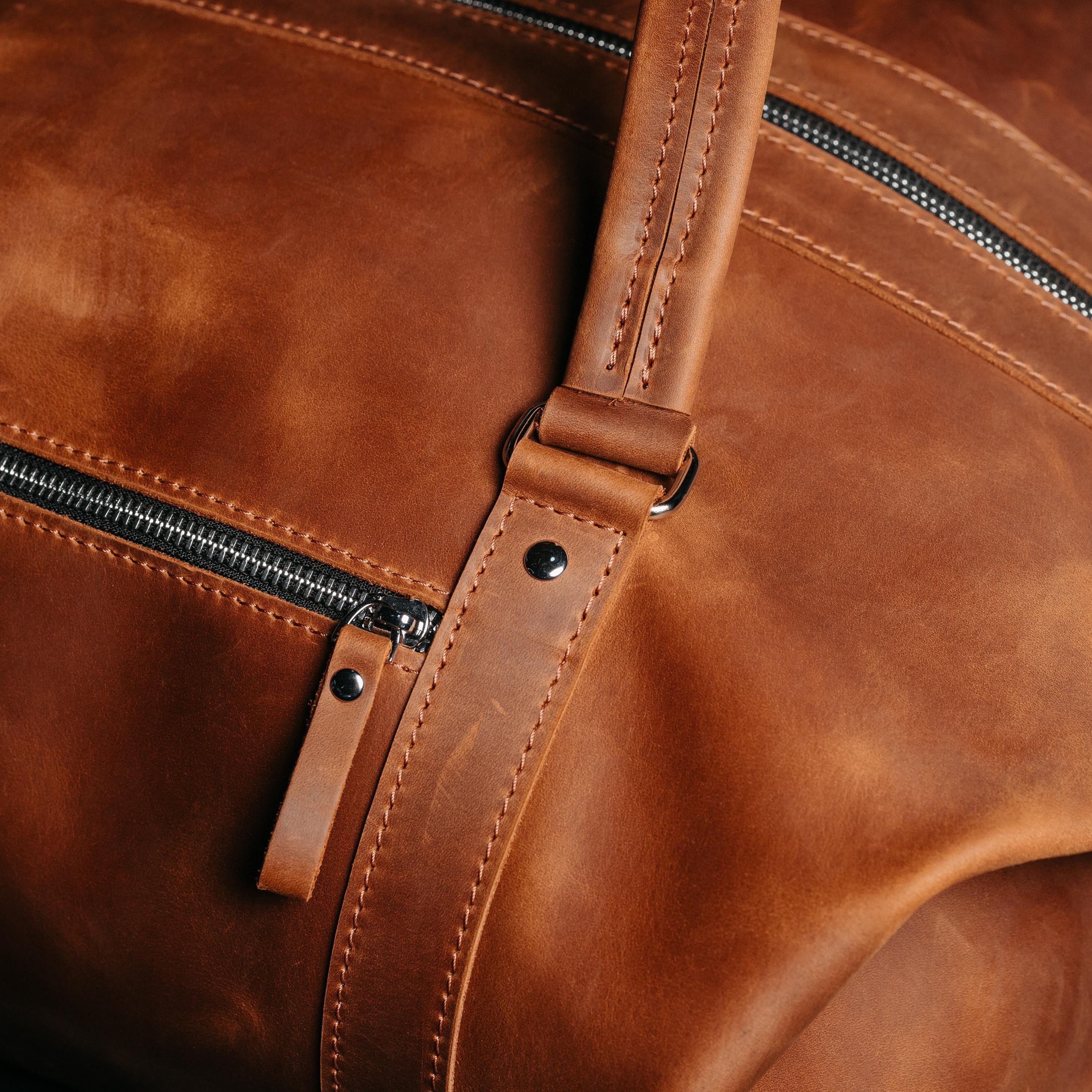 The Weekender Handcrafted Leather Duffle Bag