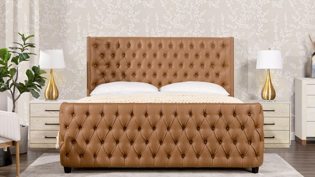 Jennifer Taylor Home Brooklyn King Tufted Panel Bed