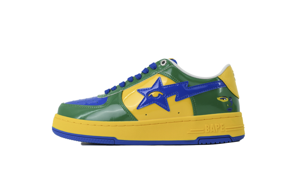 KidSuper × A BATHING APE BAPE STA Brazil Green Yellow 1M23 191 936