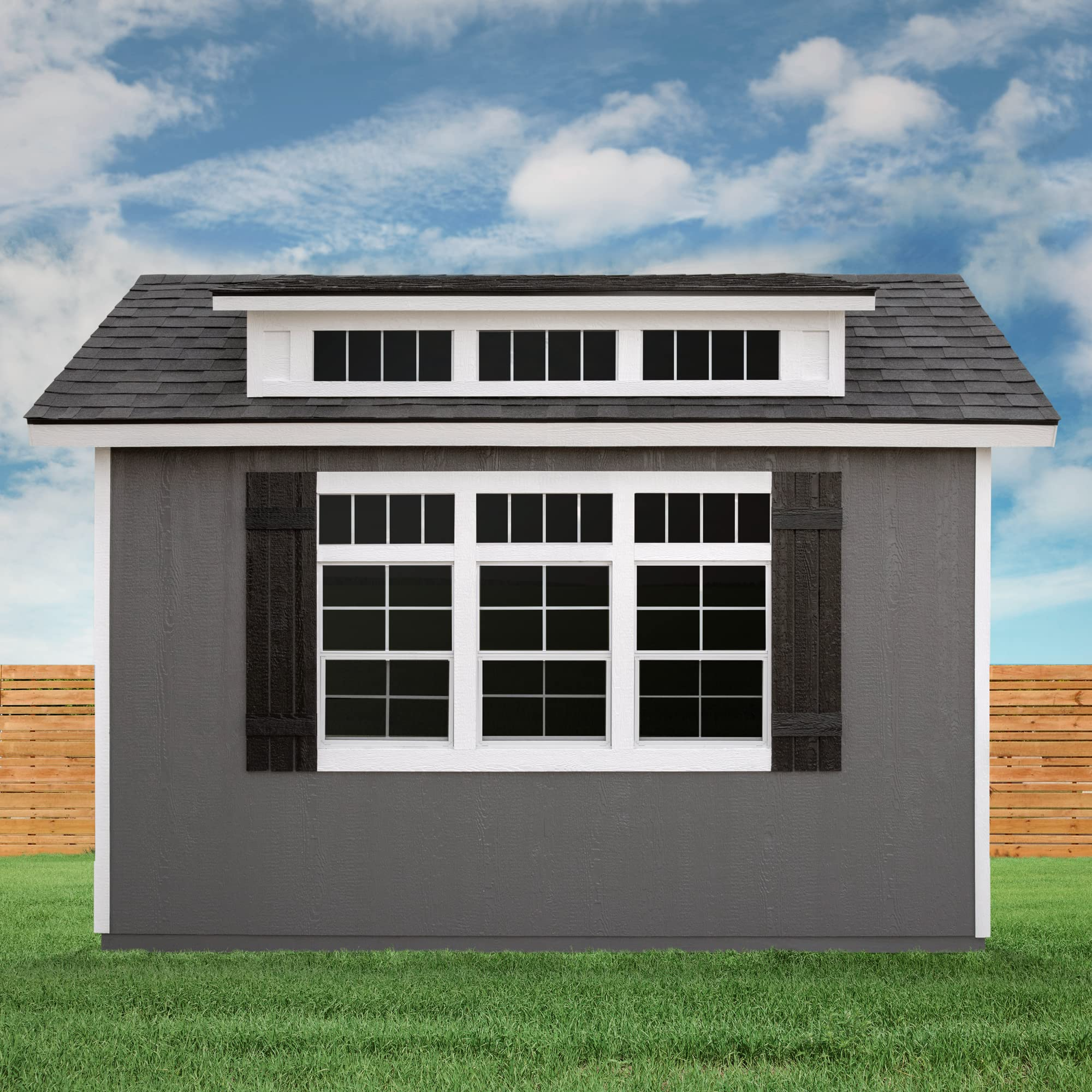 Windemere 10x12 Do-it-Yourself Wooden Storage Shed with Floor