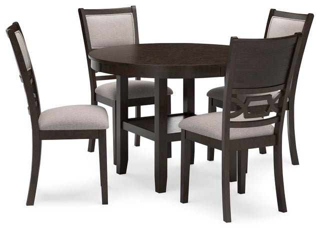 Wrenning / Langwest / Erinberg Dining Table and 4 Chairs