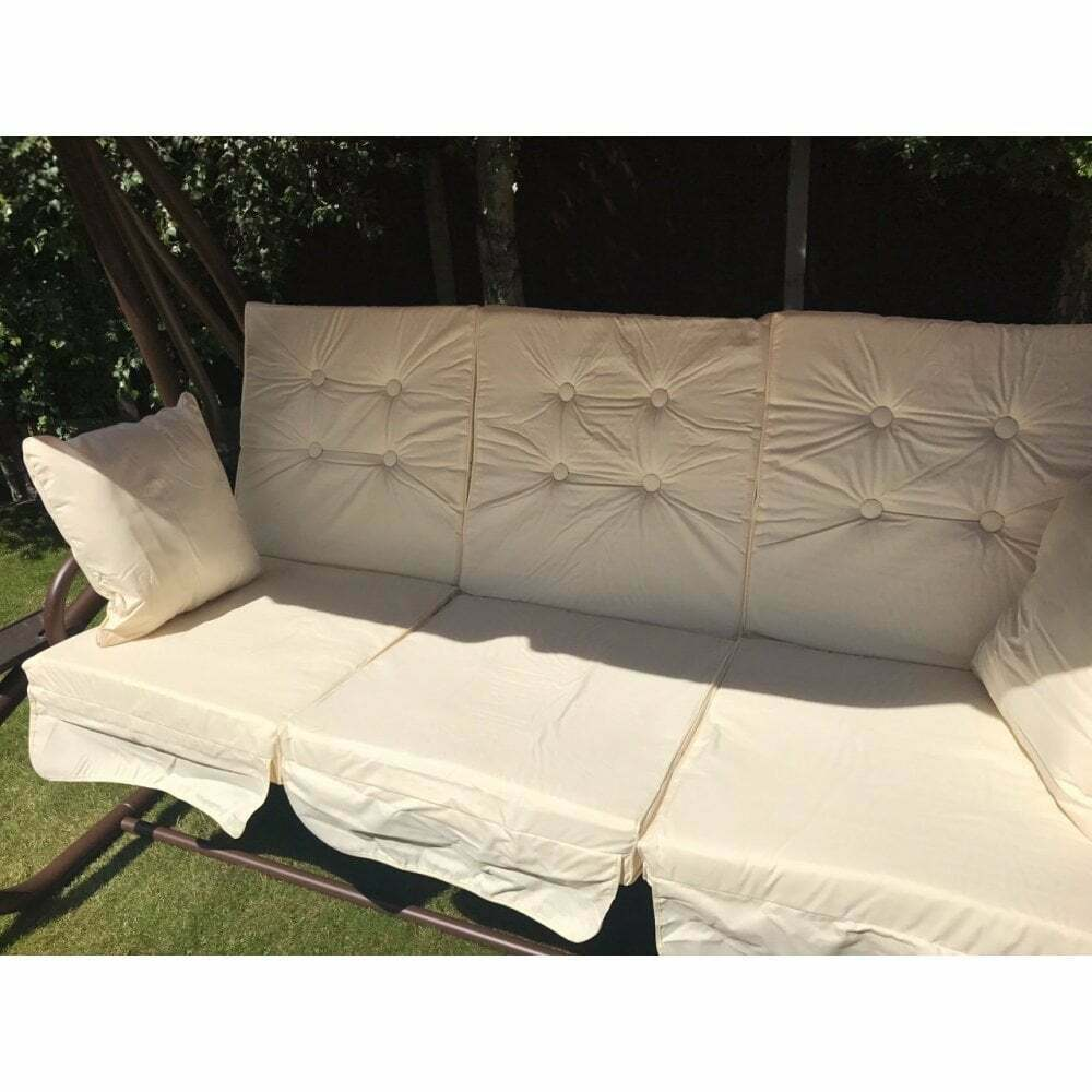 Somerset 3 Seat Swing Hammock Bed Heavy Duty Garden Bench Patio