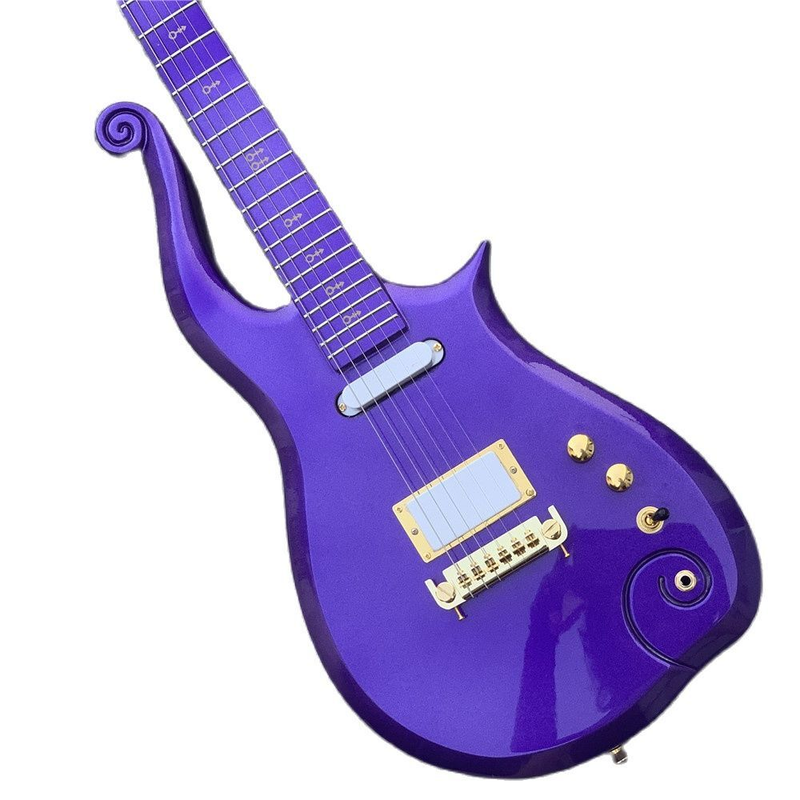 New Super Rare Prince Cloud Sparkling Pearl Purple Right-Handed Electric Guitar