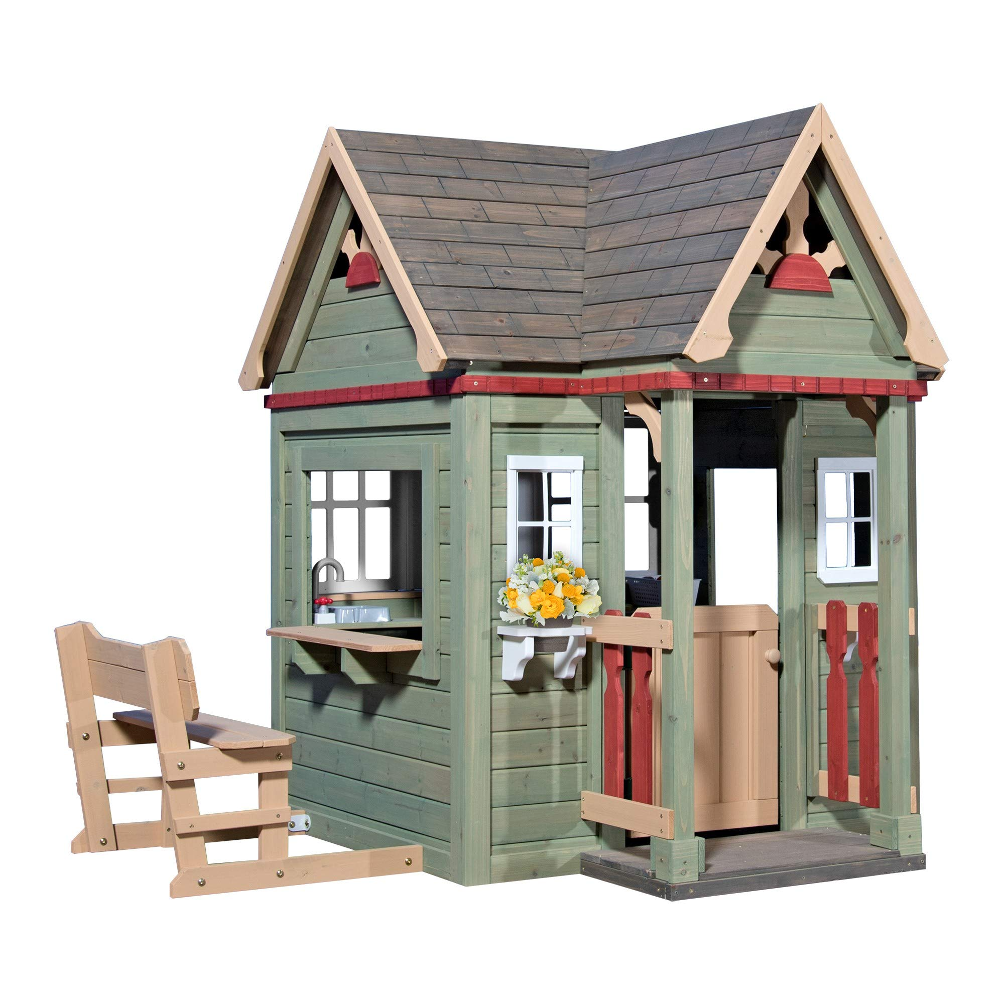 Victorian Inn All Cedar Wooden Playhouse