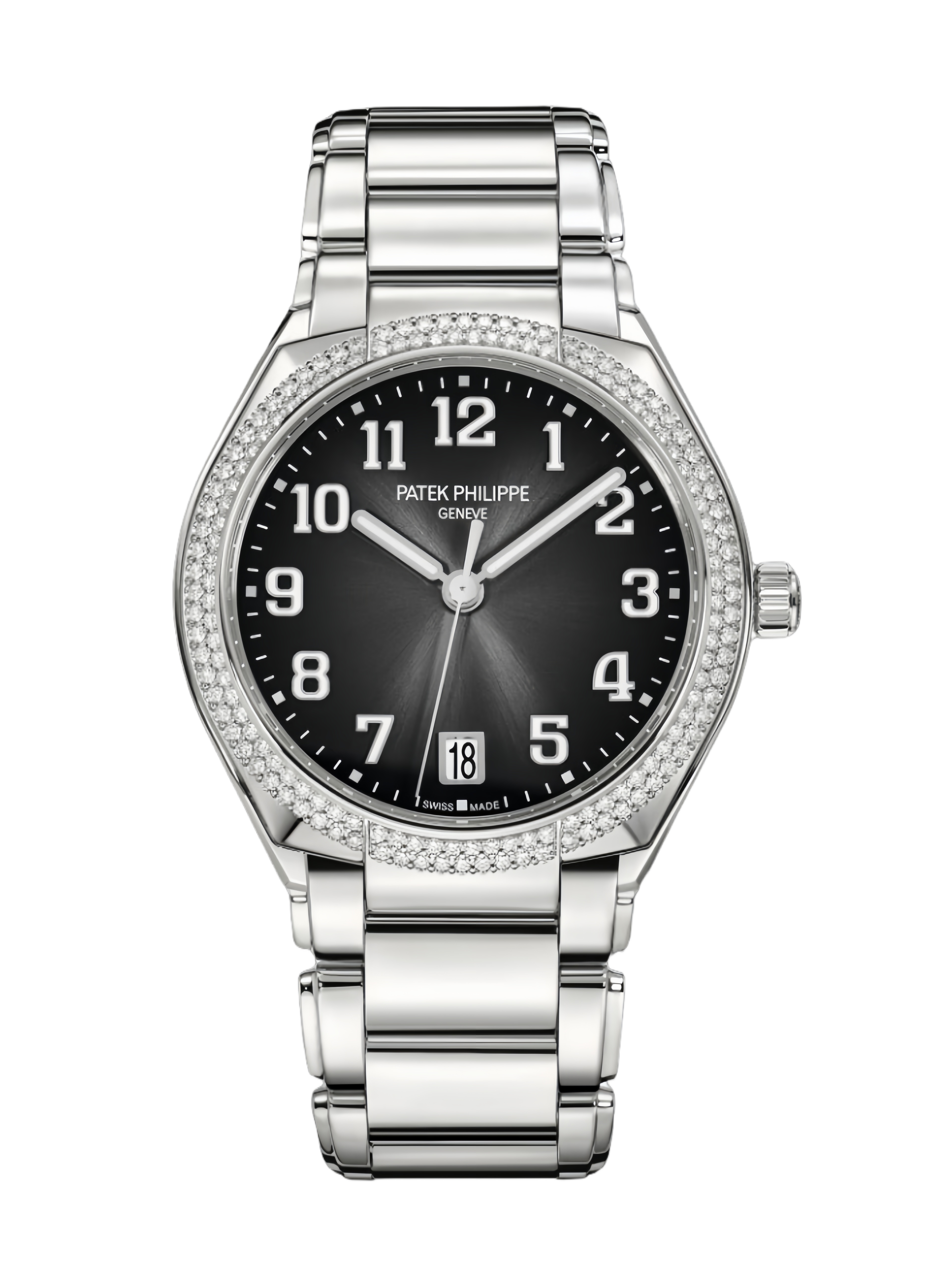 【Super Clone】Patek Philippe Twenty~4 Automatic Steel & Black Dial 7300 1200A 010