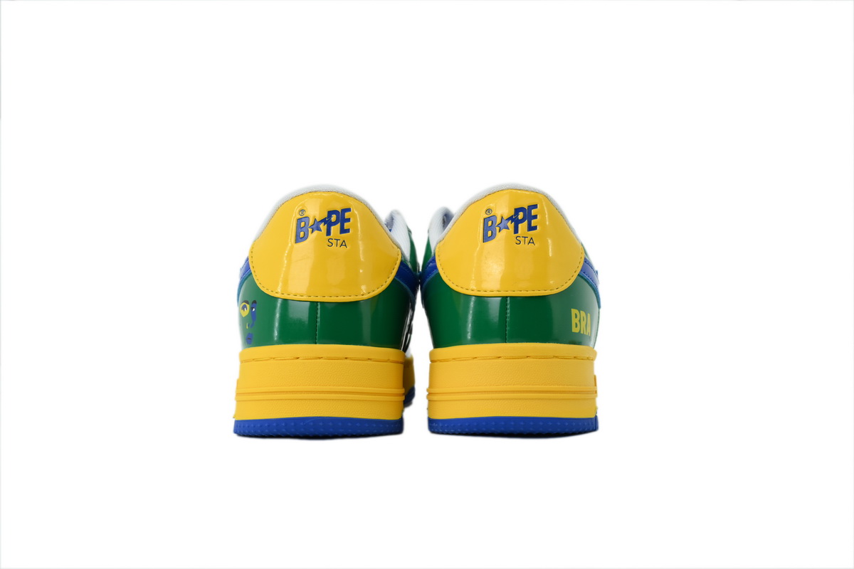 KidSuper × A BATHING APE BAPE STA Brazil Green Yellow 1M23 191 936