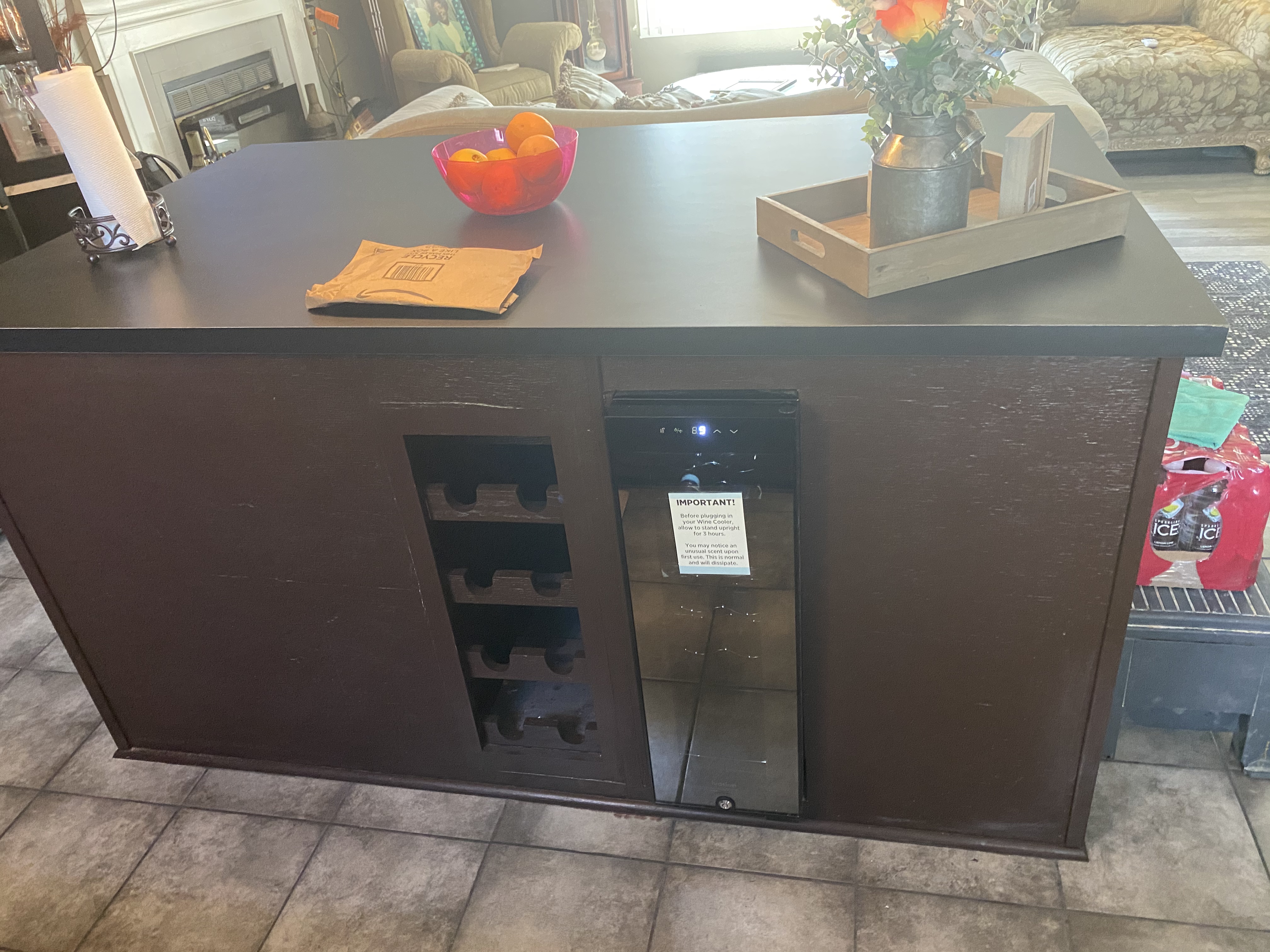 Ivation 12 Bottle Compressor Wine Cooler Refrigerator withLock