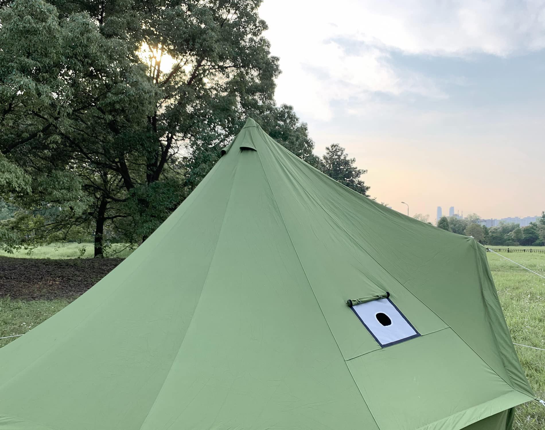 Breathable 100% Cotton Canvas Bell Tent
