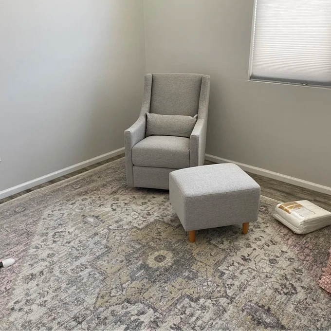 Toco Swivel Glider with Ottoman Set