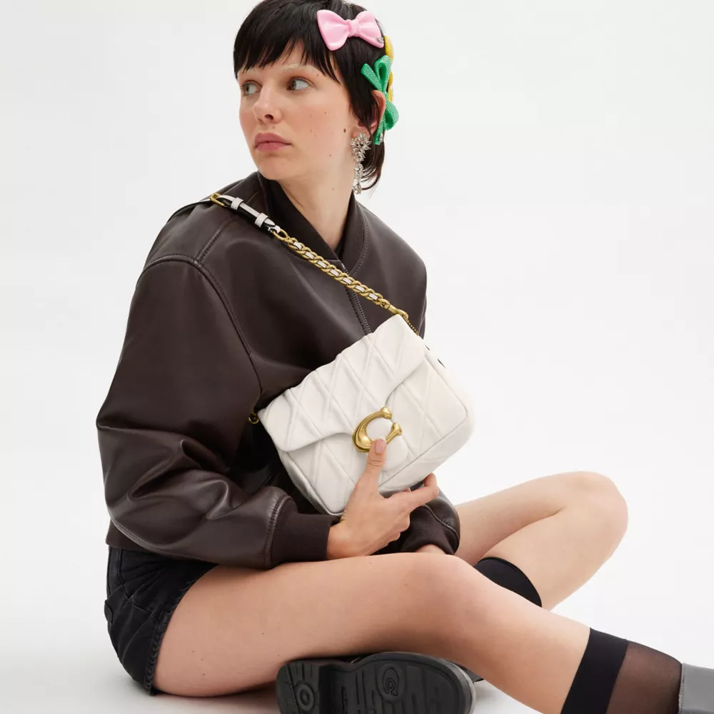 Times Square Tabby Shoulder Bag With Quilting