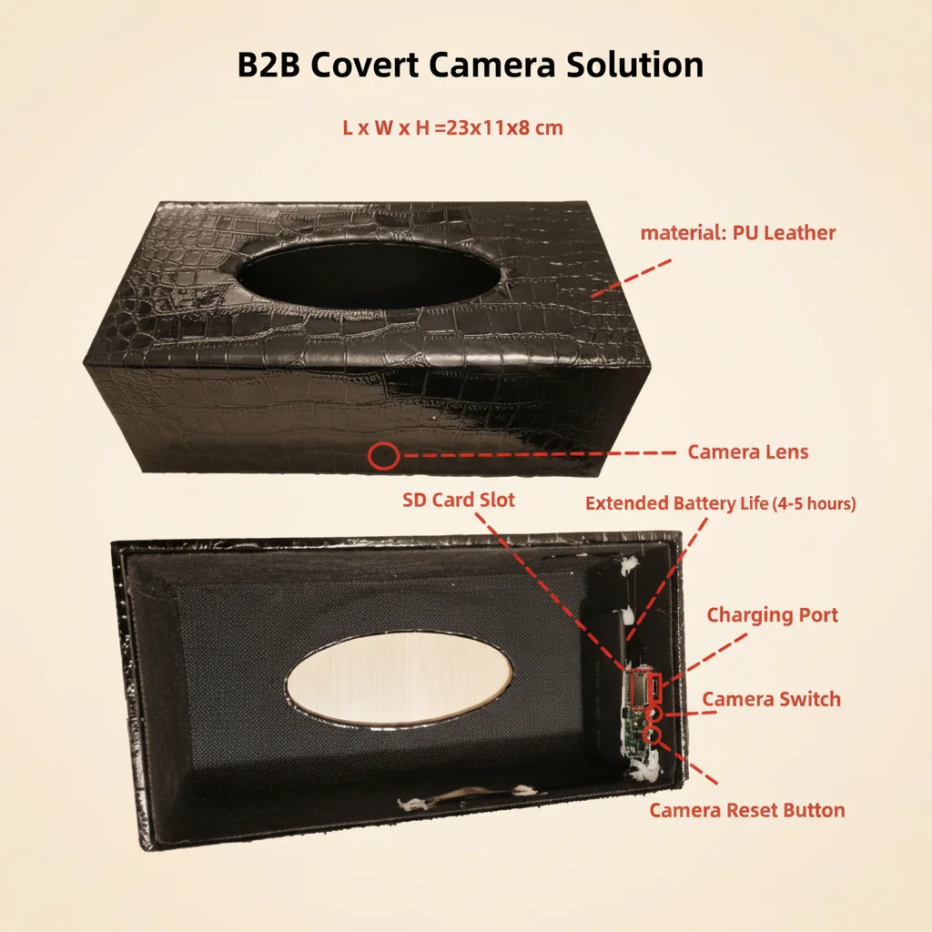 God of Secrets - Full HD 1080P Tissue Box Spy Camera