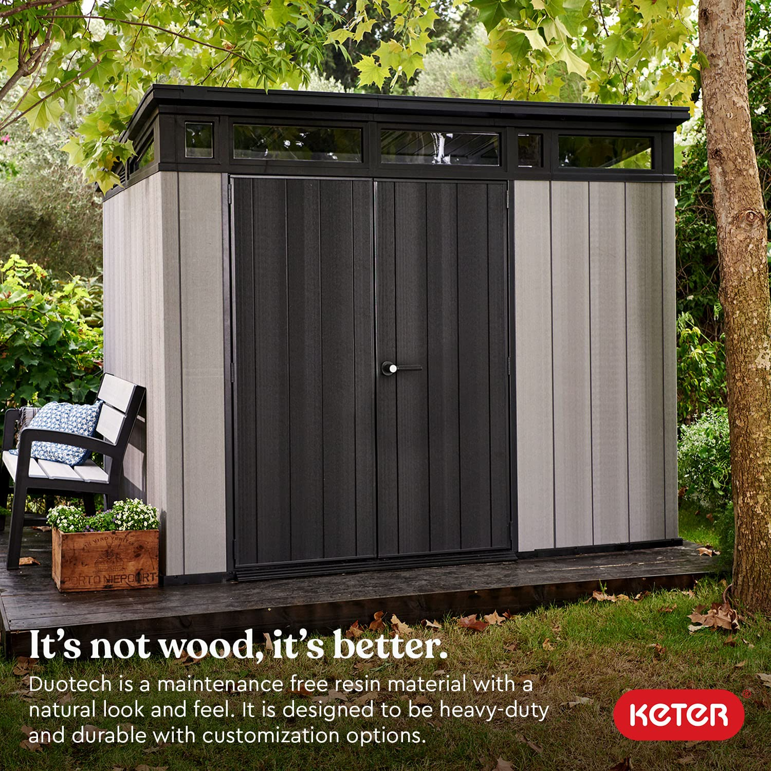 9x7 Foot Large Shed with Floor with Modern Design