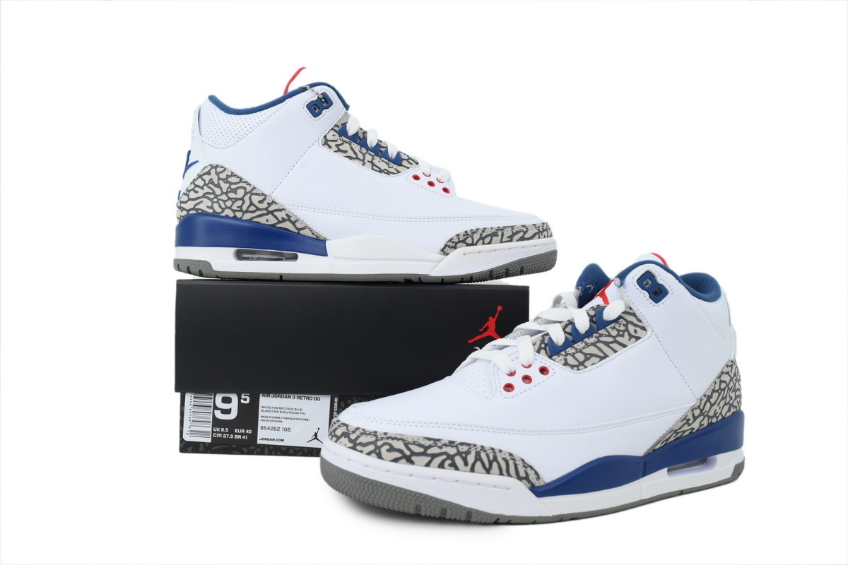 Air Jordan 3 Retro OG True Blue 854262-106