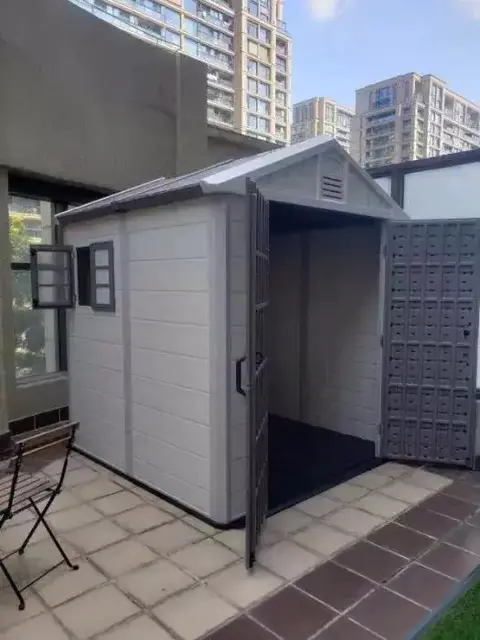 Outdoor garden storage tool room