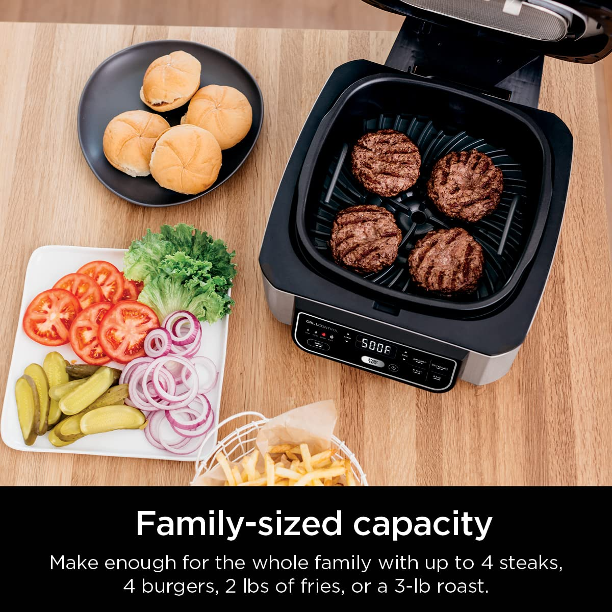 Ninja AG301 Foodi 5-in-1 Indoor Grill with Air Fry