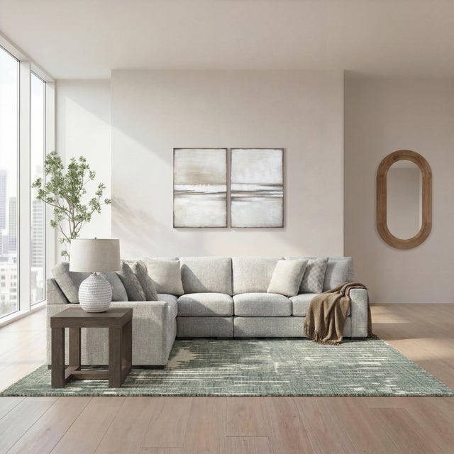 Larce 4-Piece Next-Gen Nuvella™ Performance Fabric Sectional with Chaise