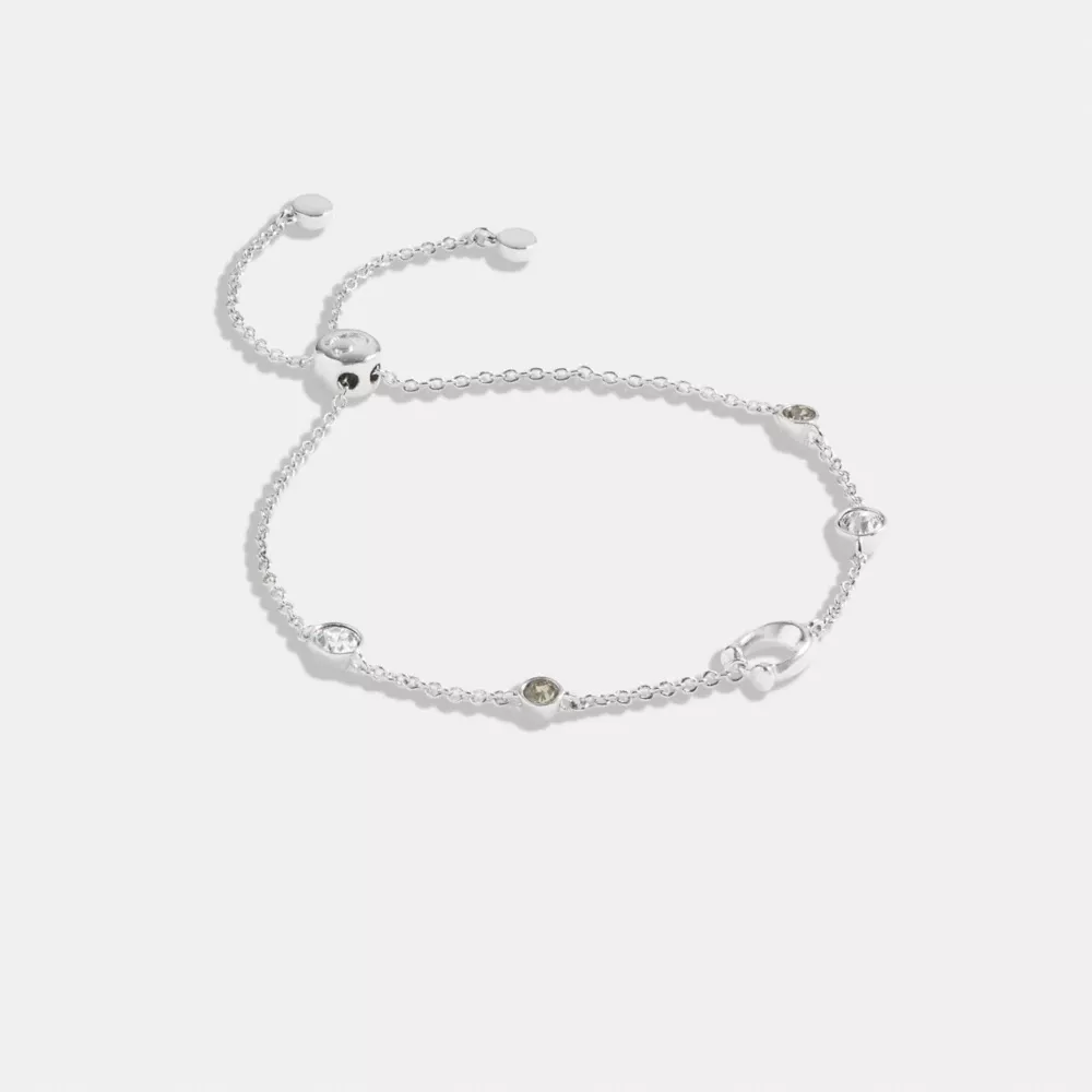 COAthtCH Signature Crystal Slider Bracelet