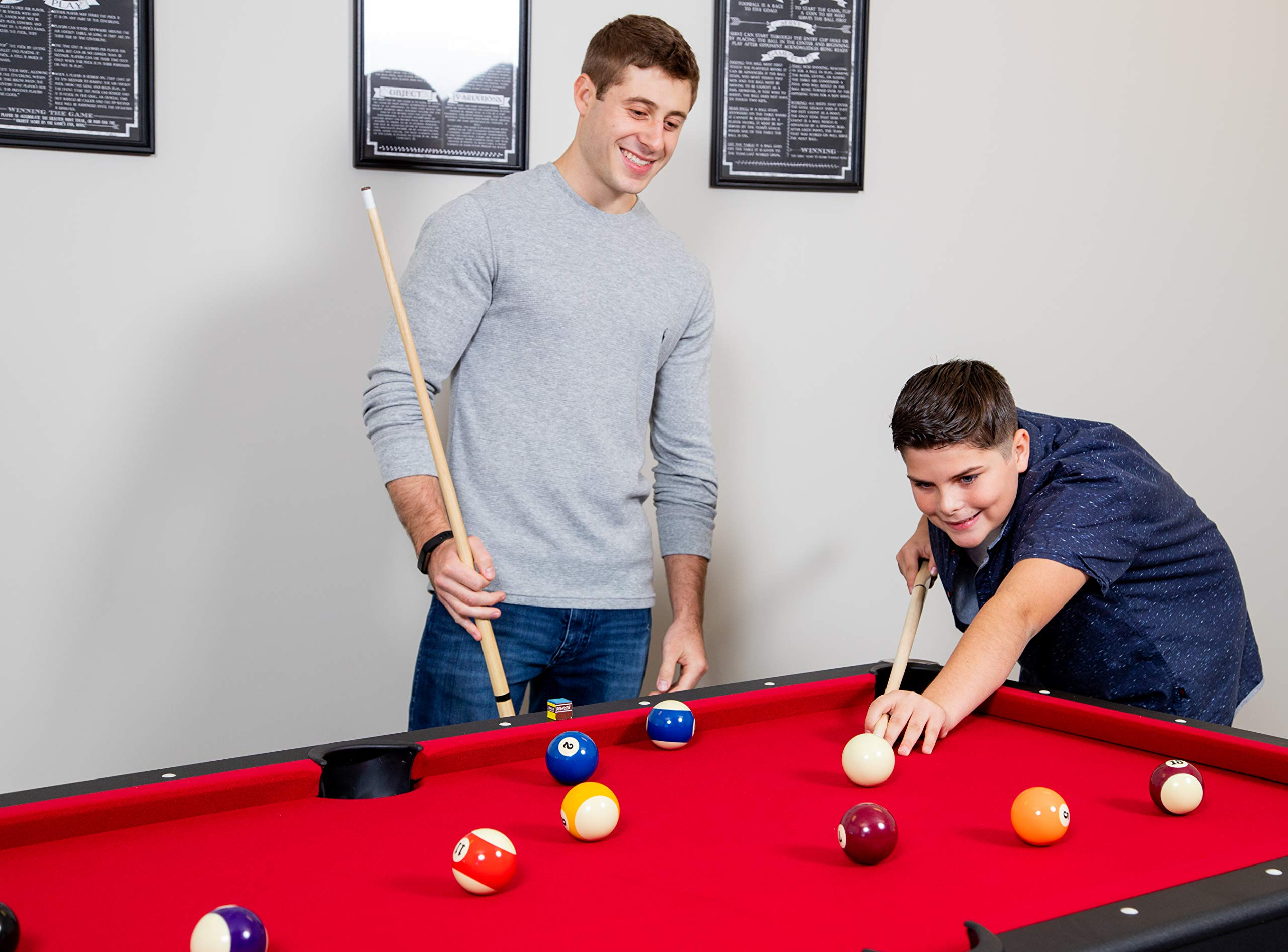 6-Ft Pool & Table Tennis Multigame Table for Family Recreation