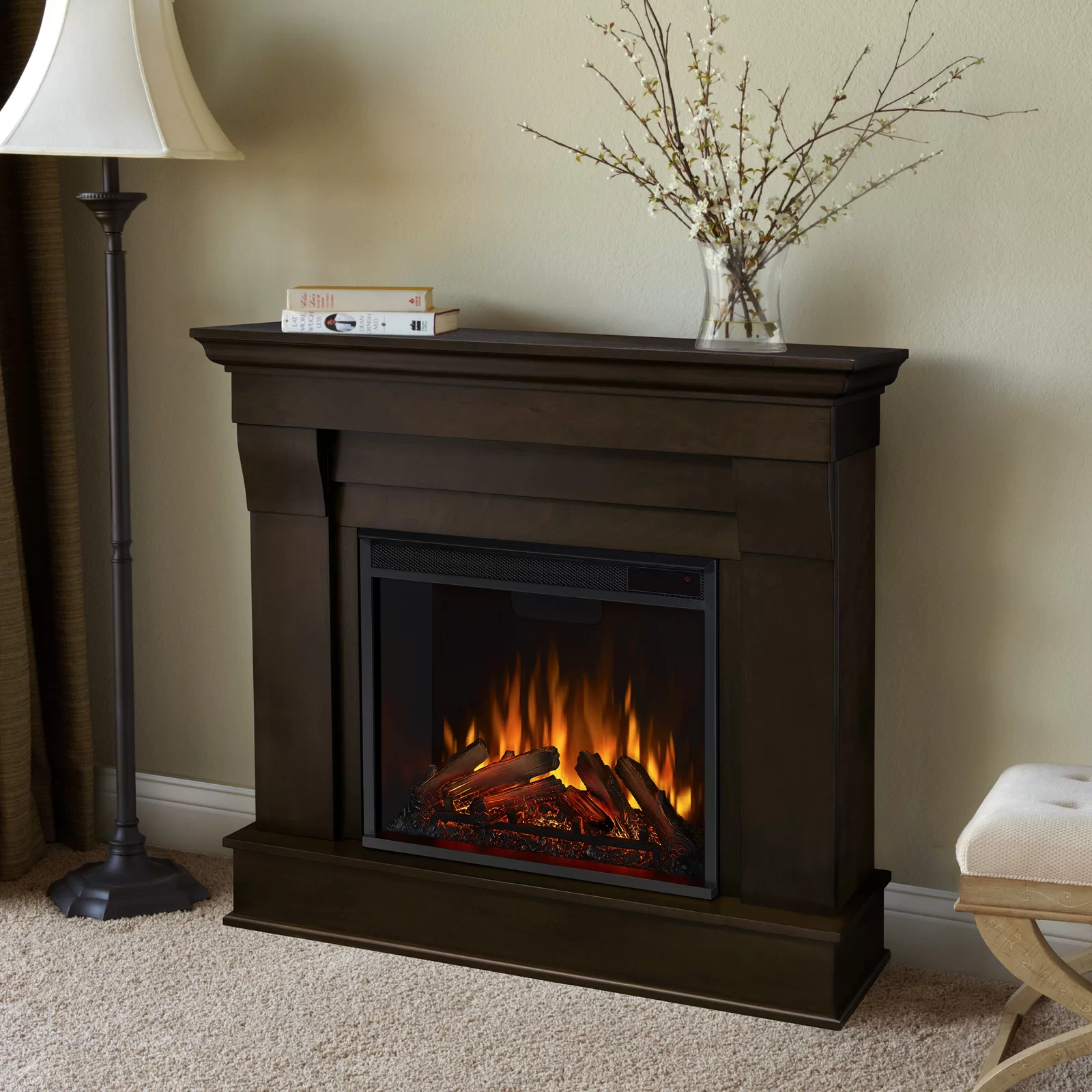 Chateau 40.94'' W Electric Fireplace