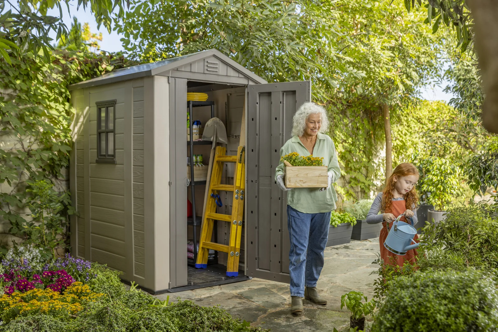 Factor 6 x 4 FT Strong Storage Shed Made Of Extremely Durable