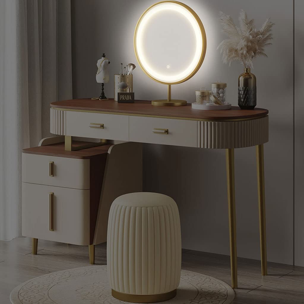 Roundhill Furniture Ashley Silver Wood Dresser and Stool Set