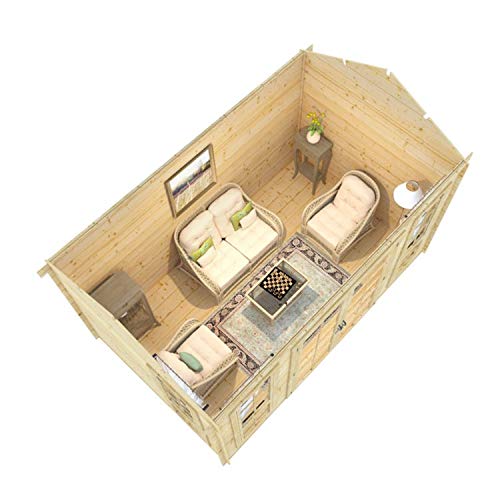 12x10 Riley Log Cabin Summerhouse (28mm Cladding)