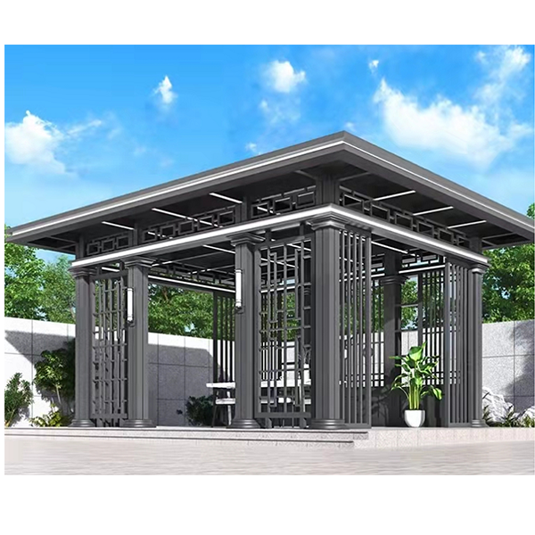 Courtyard Four-Corner Terrace Gazebo