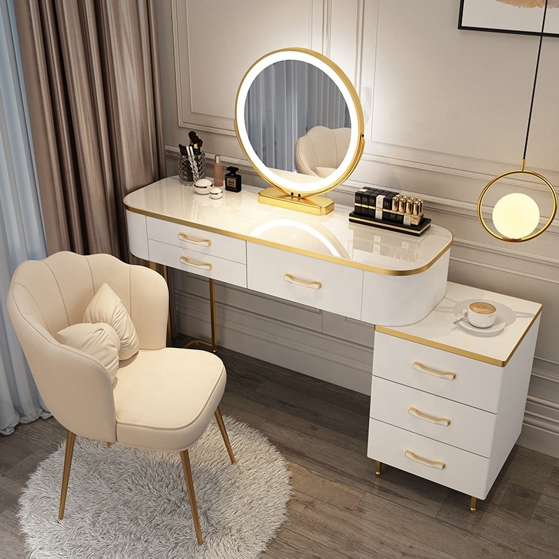 Nordic Dressing Table with Mirror