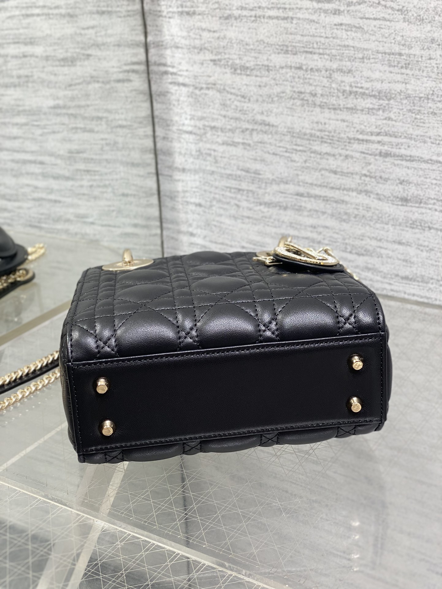 Dior Lady Mini Black Bag