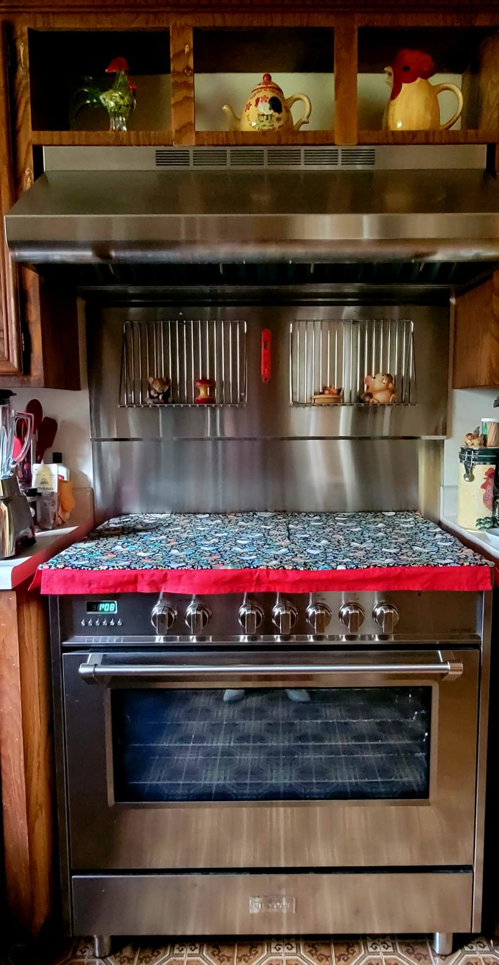36 Inch 5.0 Cu Ft Electric Range Oven 5 Burners Dual Center