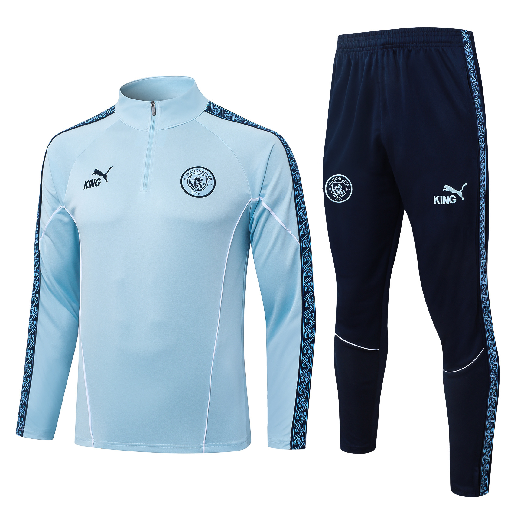 Man City 25/26 Half Zipper Training Suit B25148