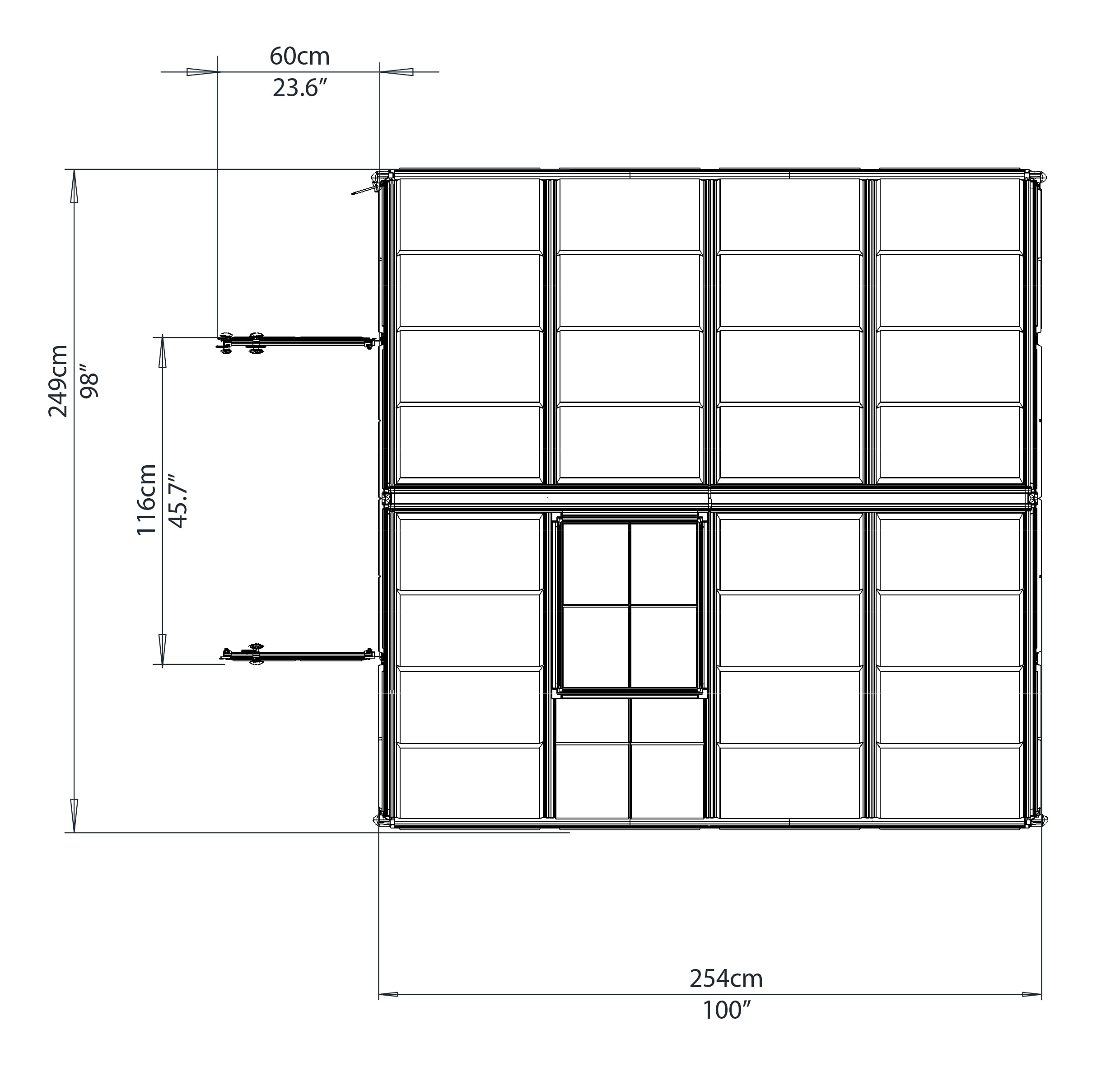 Snap & Grow Hobby Greenhouse, Silver