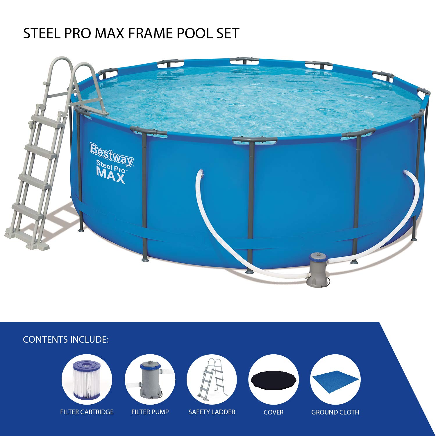Round Frame Swimming Pool with Filter