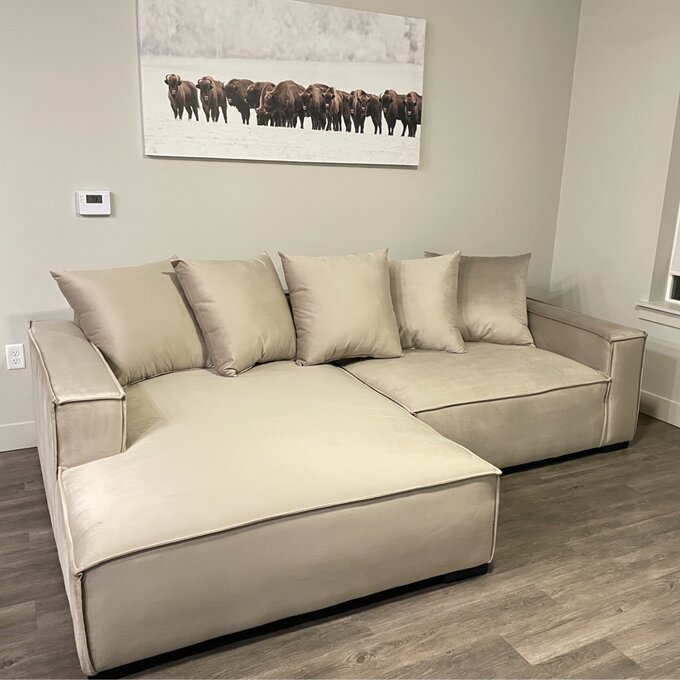 Madison 2 - Piece Upholstered Chaise Sectional