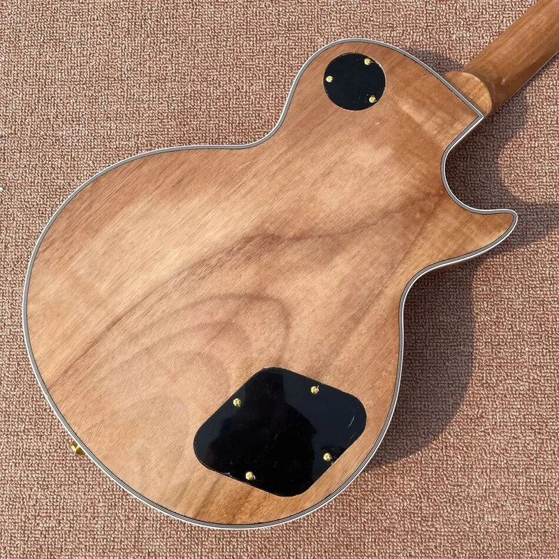 Left Hand Electric Guitar, Nature Flame Maple Top, Rosewood Fingerboard