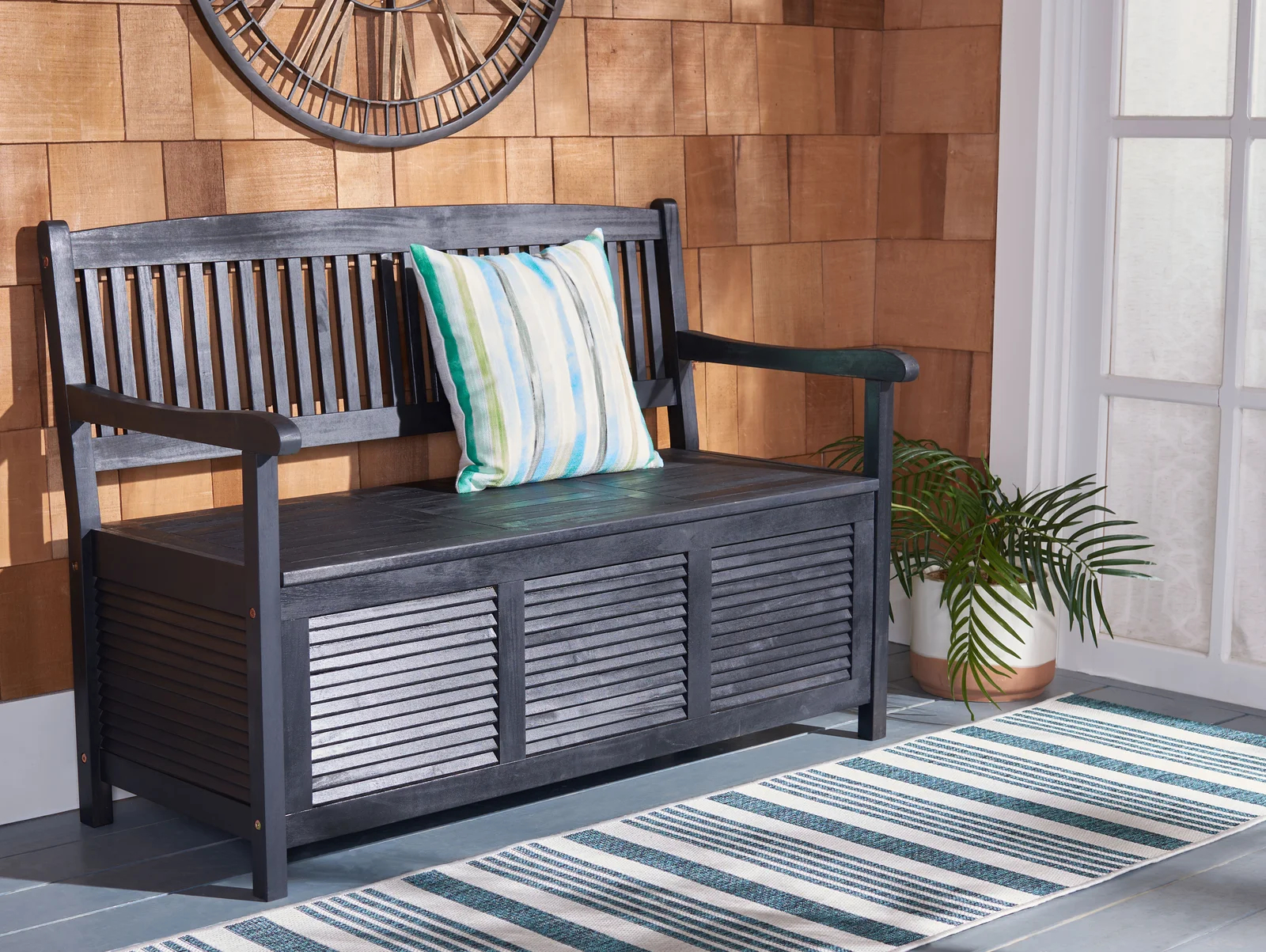 Wooden Storage Bench