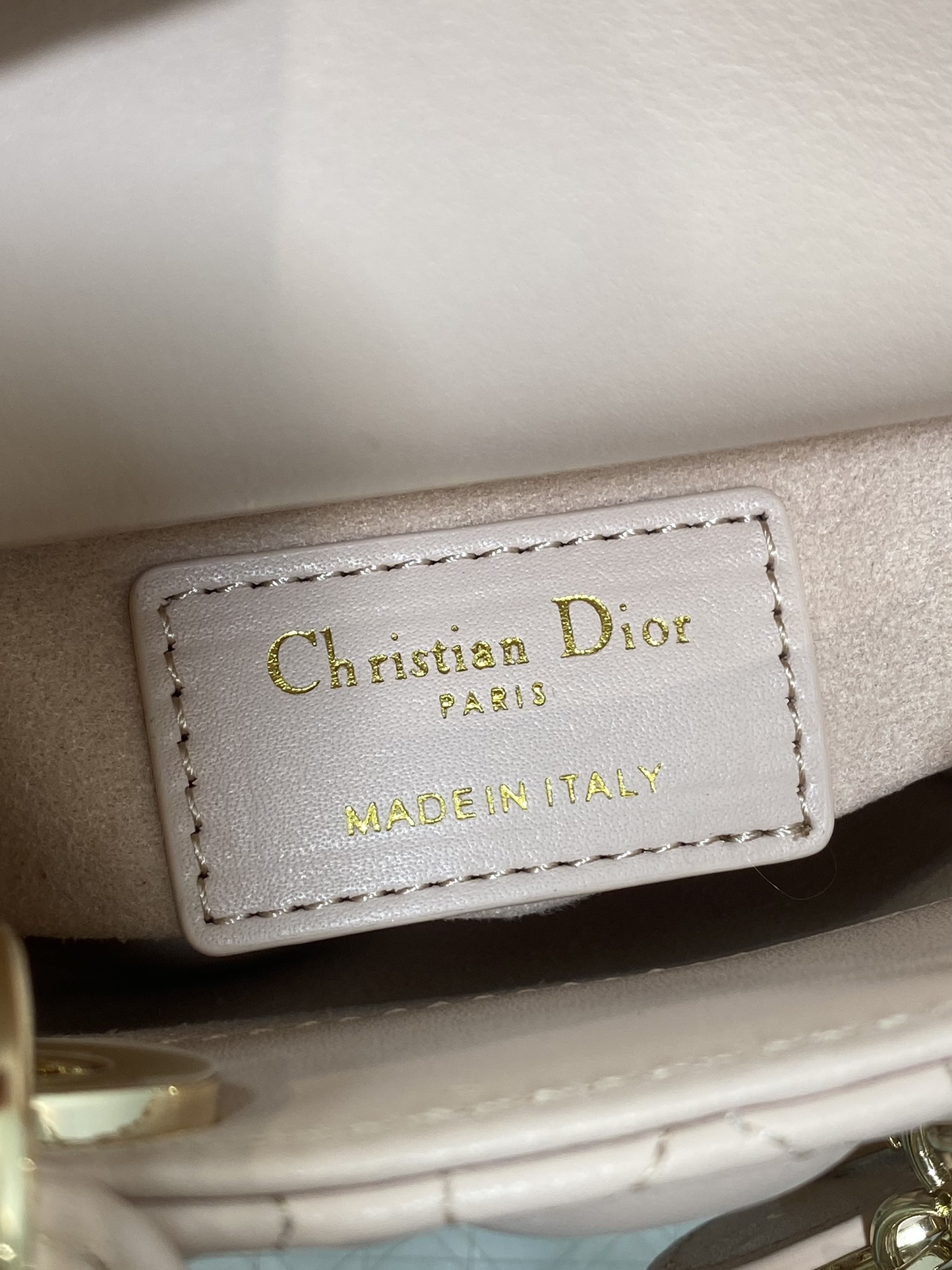 Dior Lady Mini Soft Pink Bag