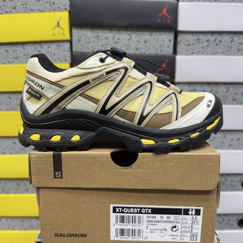Salomon XT-Q Pale Yellow White Sneakers