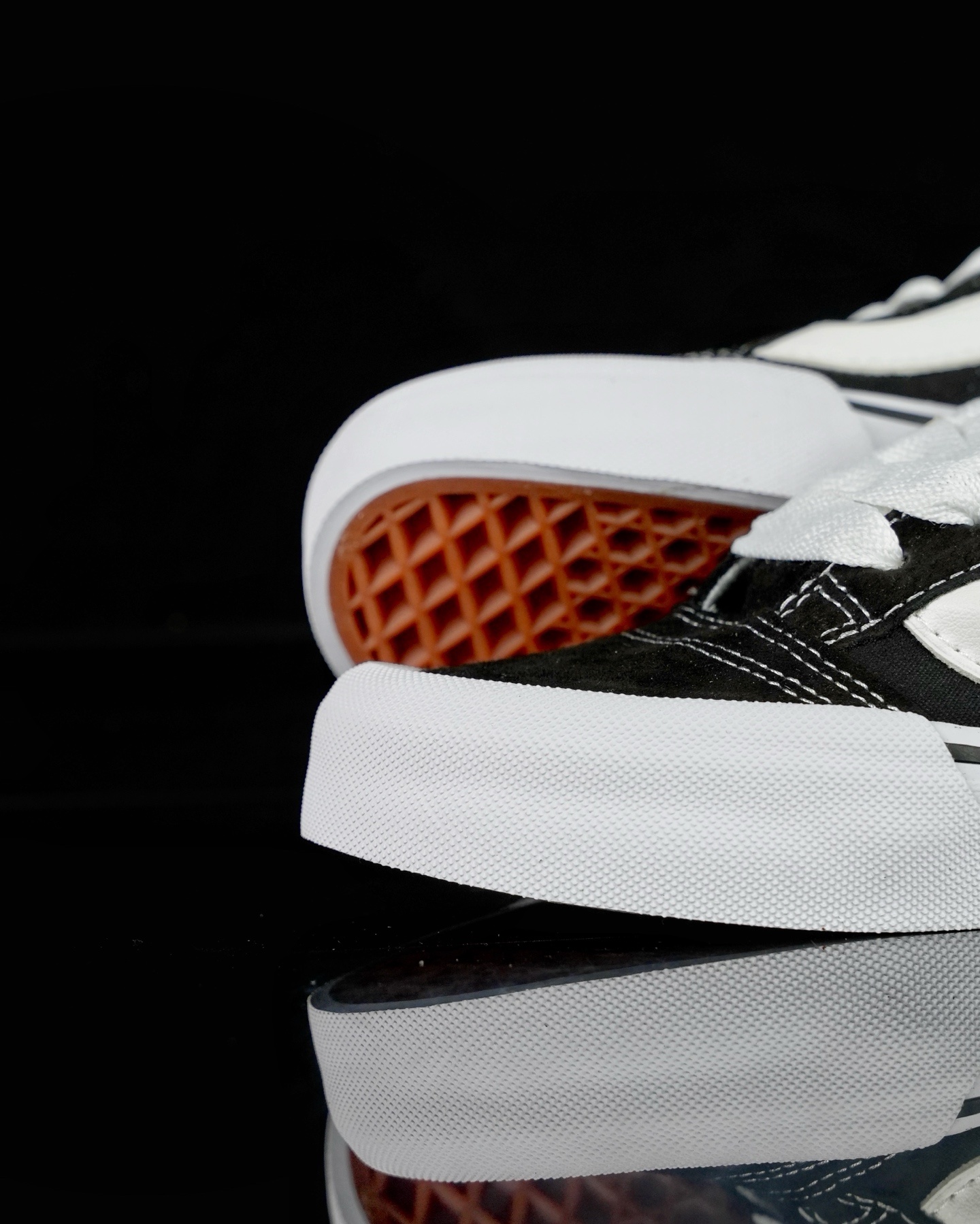 Vans Knu Skool Black White Lightning Chunky Sneakers