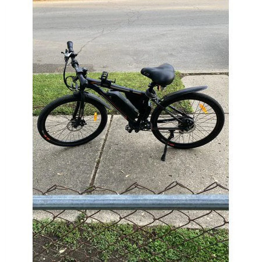 ECOTRIC 26in Electric City Bike, 350W, 36V, Black