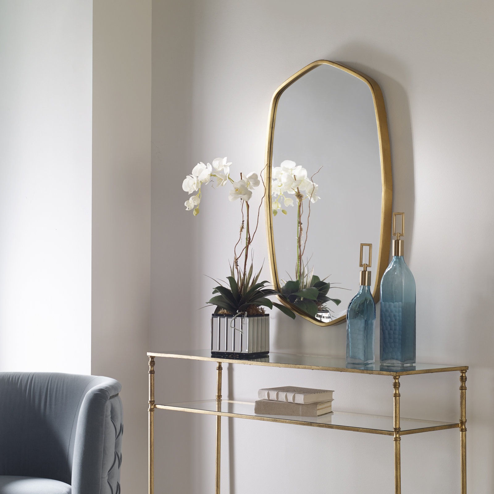 Luco Irregular Metal Wall Mirror